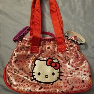 Hello Kitty Purse w/ 3 Bracelets
